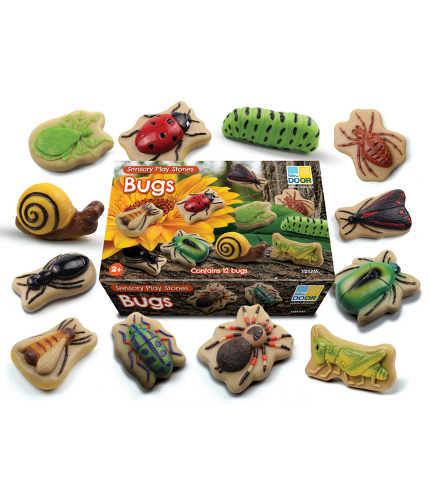 Yellow Door Yellow Door - Sensorische Speelstenen Insecten (12-delig)