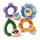 Yellow Door - Houten Puzzel Insecten (8-delig)