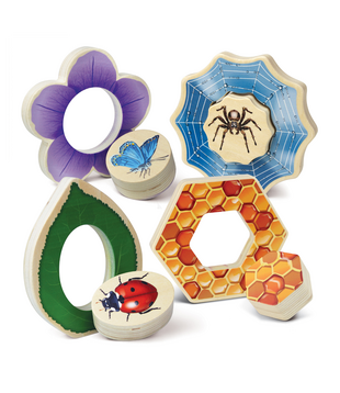 Houten Puzzel Insecten (8-delig)