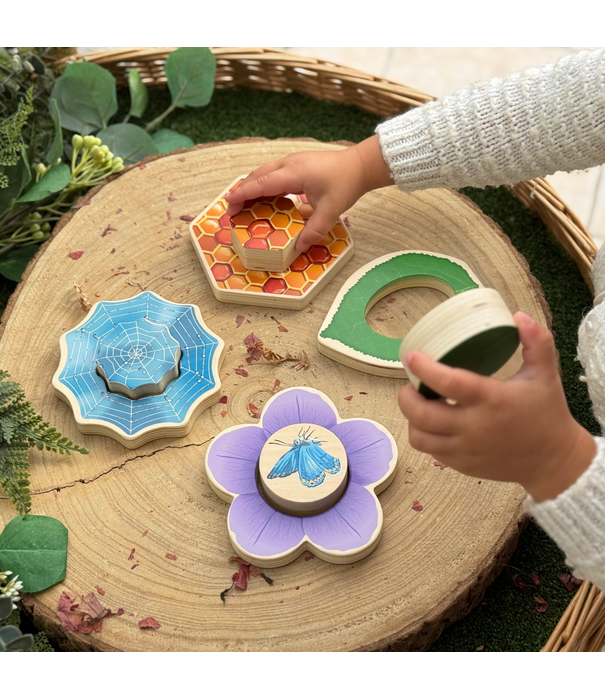 Yellow Door Yellow Door - Houten Puzzel Insecten (8-delig)