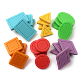 Yellow Door - Sensorische Speelstenen Vormen & Kleuren (24-delig)