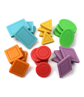 Sensorische Speelstenen Vormen & Kleuren (24-delig)