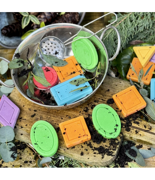 Yellow Door Yellow Door - Sensorische Speelstenen Vormen & Kleuren (24-delig)