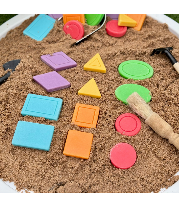 Yellow Door Yellow Door - Sensorische Speelstenen Vormen & Kleuren (24-delig)