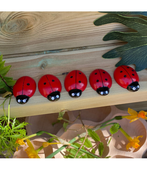 Yellow Door Yellow Door - Telstenen Lieveheersbeestjes (11-delig)