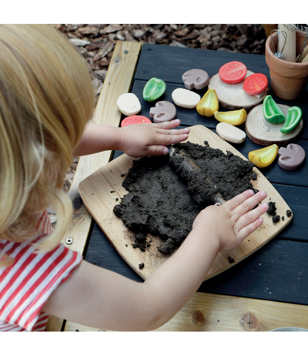 Yellow Door Yellow Door - Sensorische Speelstenen Pizza Toppings (15-delig)