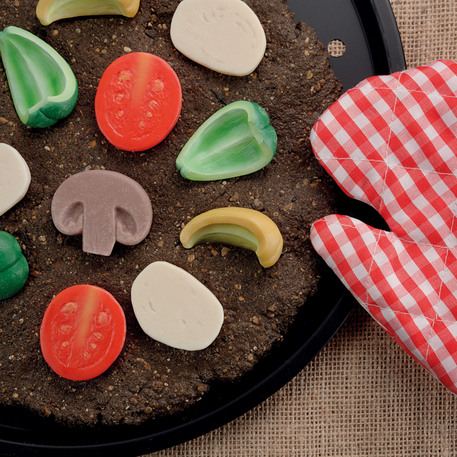 Yellow Door - Sensorische Speelstenen Pizza Toppings (15-delig)