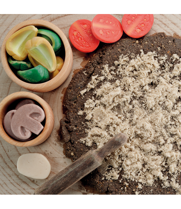 Yellow Door Yellow Door - Sensorische Speelstenen Pizza Toppings (15-delig)