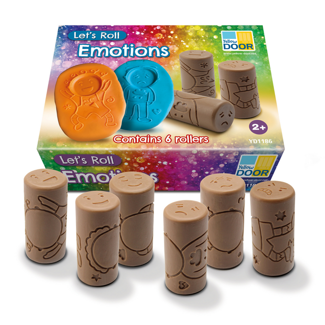Yellow Door - Rol Stempels Emoties (6-delig)