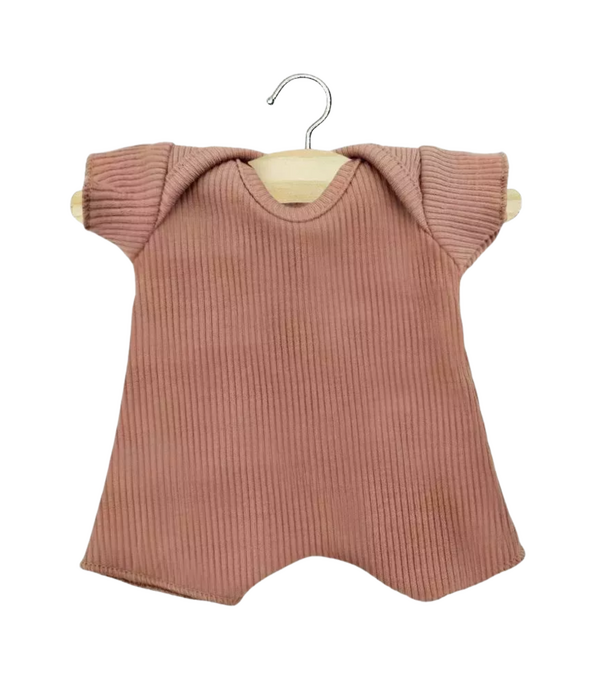 Minikane Minikane - Romper - Oudroze Rib (Pop 28 cm)
