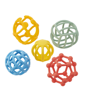 Siliconen Regenboog Ballen (5-delig)