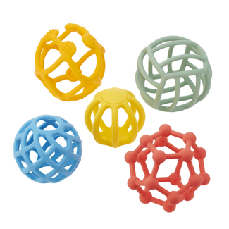  TickiT Siliconen Regenboog Ballen (5-delig)