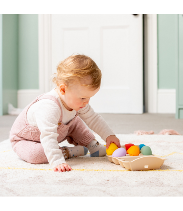 TickiT Tickit - Sensorische Siliconen Eieren (7-delig)