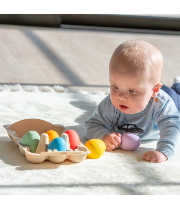 TickiT Tickit - Sensorische Siliconen Eieren (7-delig)