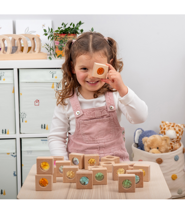 TickiT Tickit - Houten Caleidoscoop Bouwstenen (20-delig)