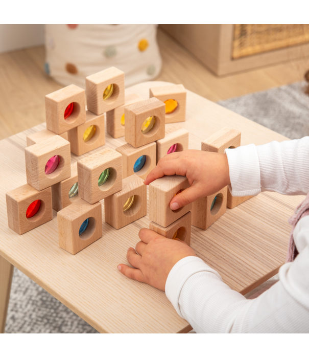 TickiT Tickit - Houten Caleidoscoop Bouwstenen (20-delig)