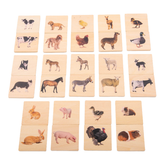  TickiT Houten Dieren Match Spel (28-delig)