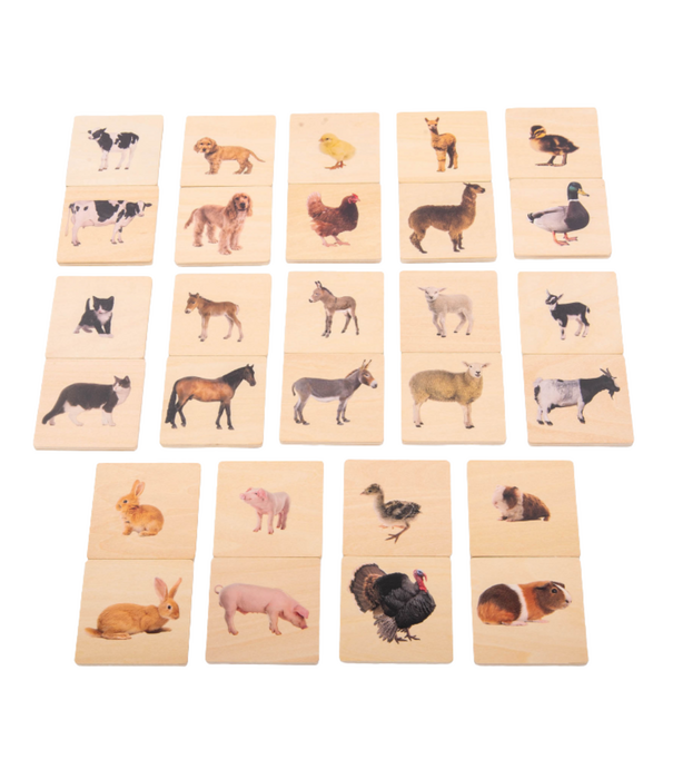 TickiT Tickit - Houten Dieren Match Spel (28-delig)