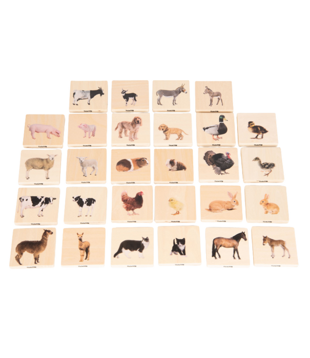 TickiT Tickit - Houten Dieren Match Spel (28-delig)