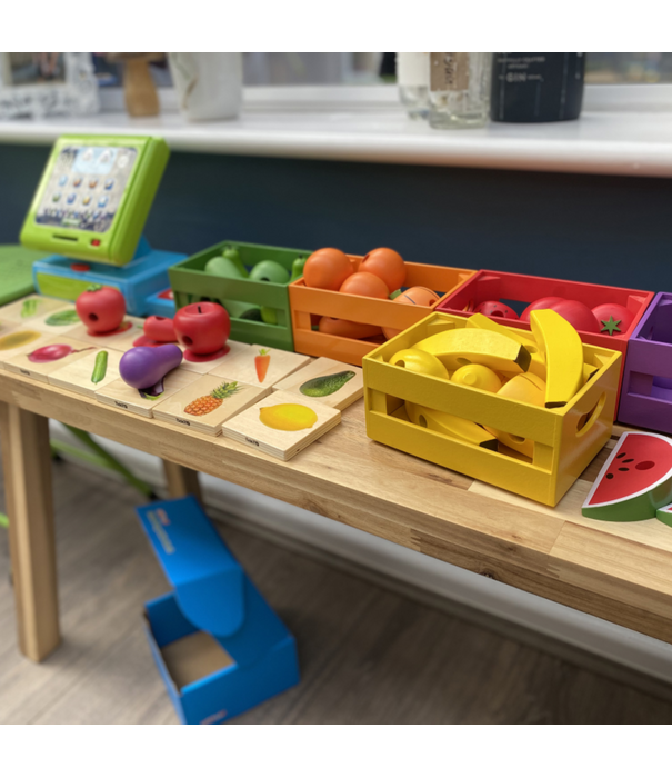 TickiT Tickit - Houten Fruit & Groente Match Spel (28-delig)