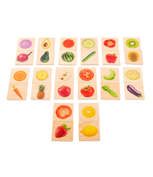 TickiT Tickit - Houten Fruit & Groente Match Spel (28-delig)