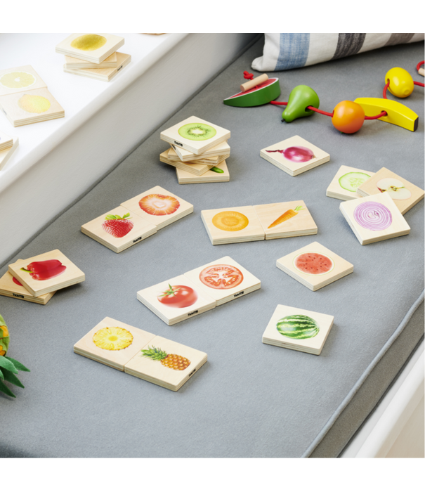 TickiT Tickit - Houten Fruit & Groente Match Spel (28-delig)