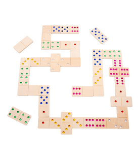 Houten Juwelen Domino (28-delig)