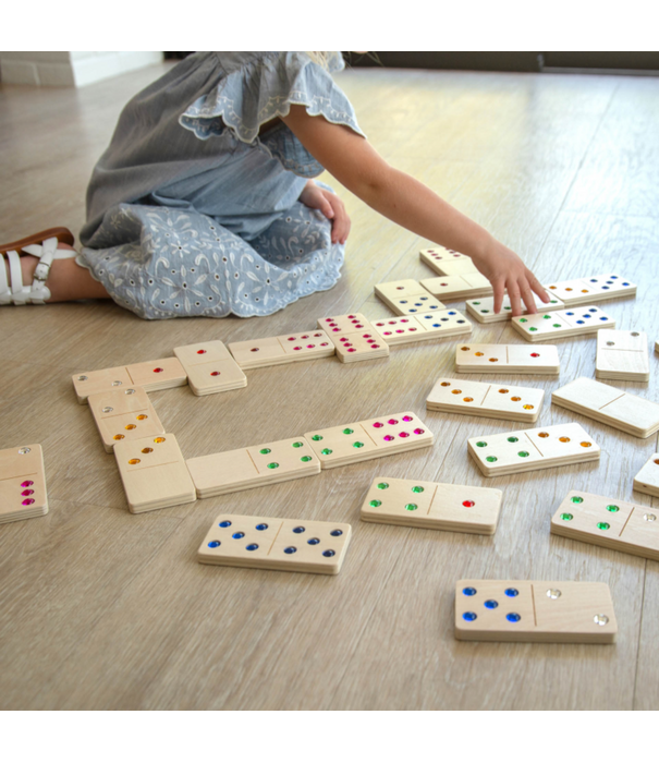TickiT Tickit - Houten Juwelen Domino (28-delig)