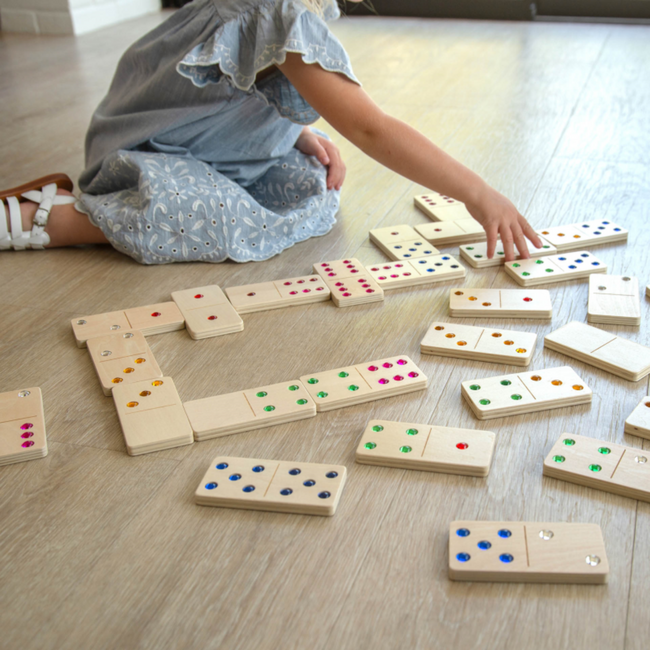 Tickit - Houten Juwelen Domino (28-delig)