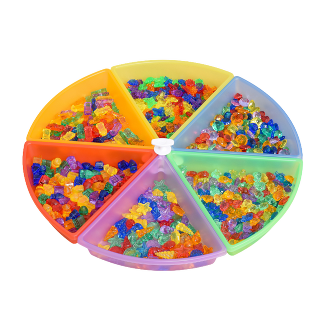 Tickit - Transparante Sorteer Tray's (6-delig)