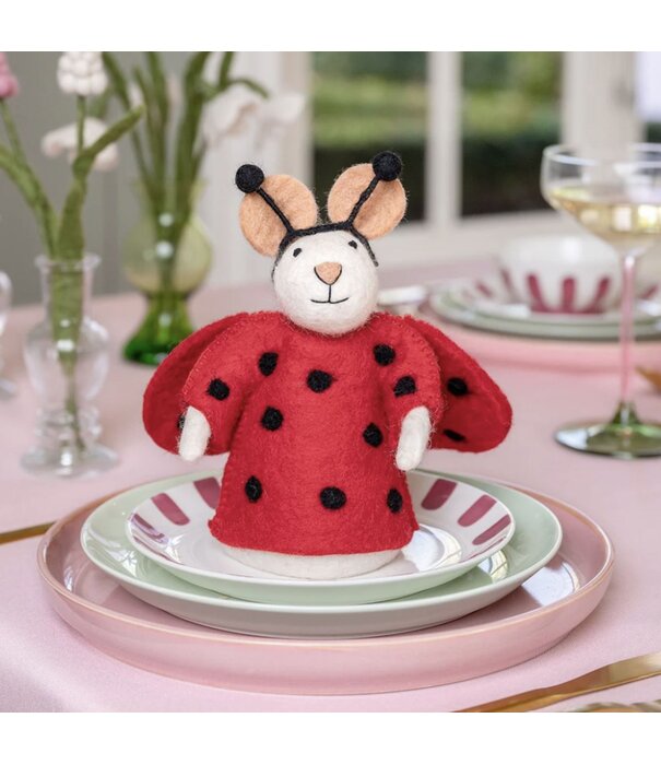 Sjaal met Verhaal Sjaal met Verhaal - Muis Lieveheersbeestje