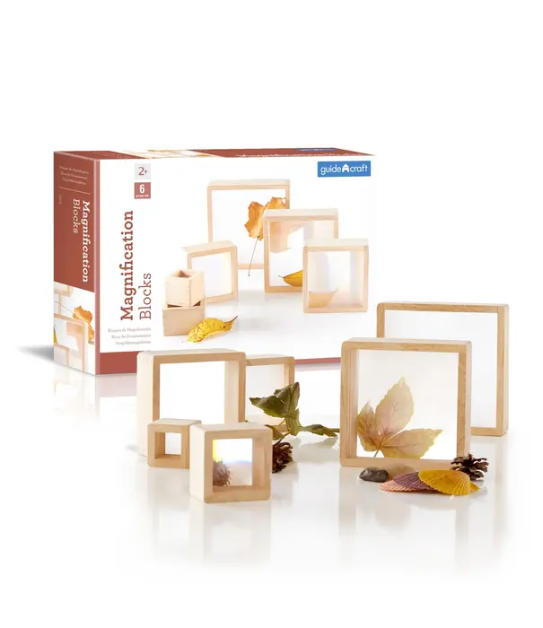 Guidecraft Guidecraft - Vergrotingsblokken (6-delig)