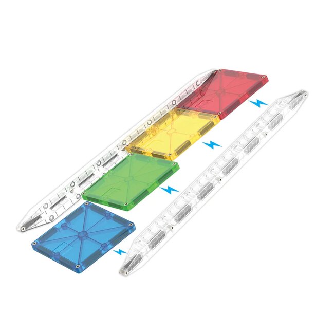Magna-Tiles - Rail Racers Pack (8-delig)