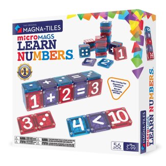 Magna-Tiles MicroMags Magnetische Cijfers (56-delig)