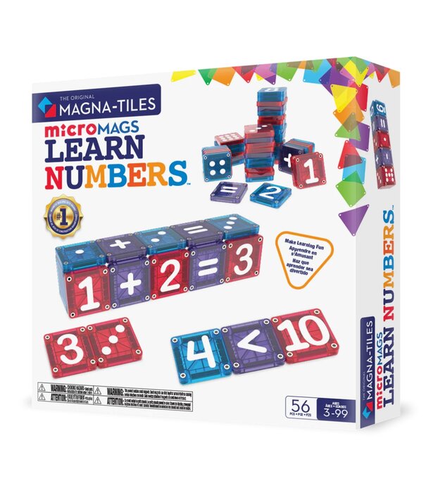 Magna-Tiles Magna-Tiles -  MicroMags Magnetische Cijfers (56-delig)