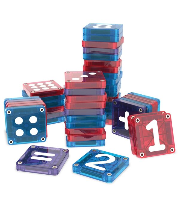 Magna-Tiles Magna-Tiles -  MicroMags Magnetische Cijfers (56-delig)