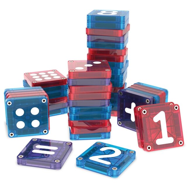Magna-Tiles -  MicroMags Magnetische Cijfers (56-delig)