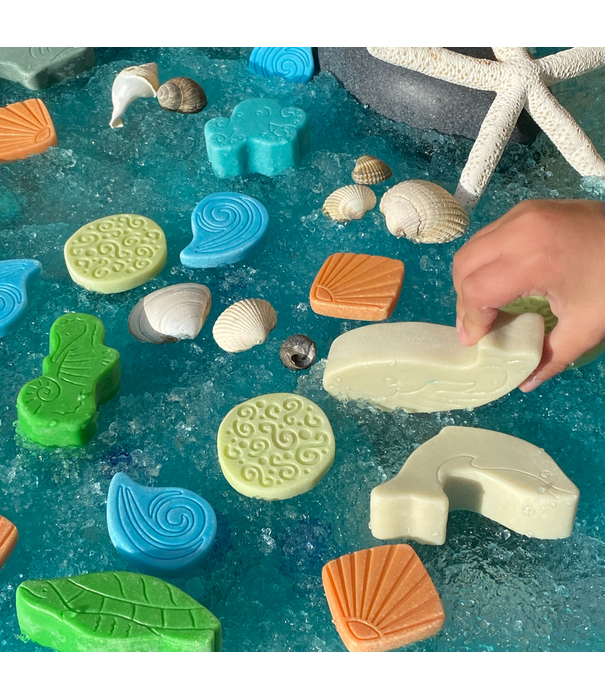 Yellow Door Yellow Door - Sensorische Speelstenen Oceaan (18-delig)