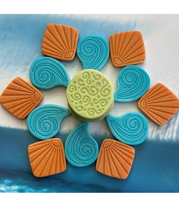 Yellow Door Yellow Door - Sensorische Speelstenen Oceaan (18-delig)