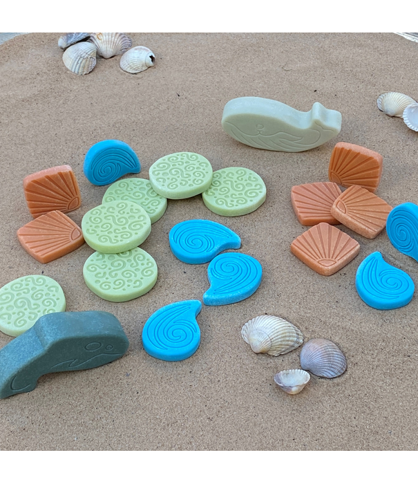 Yellow Door Yellow Door - Sensorische Speelstenen Oceaan (18-delig)