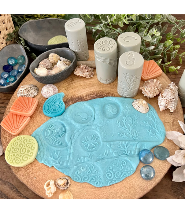 Yellow Door Yellow Door - Sensorische Speelstenen Oceaan (18-delig)