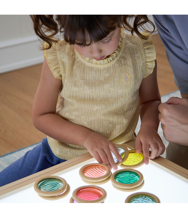 Guidecraft Guidecraft - Licht- en Kleur Textuurschijven (20-delig)