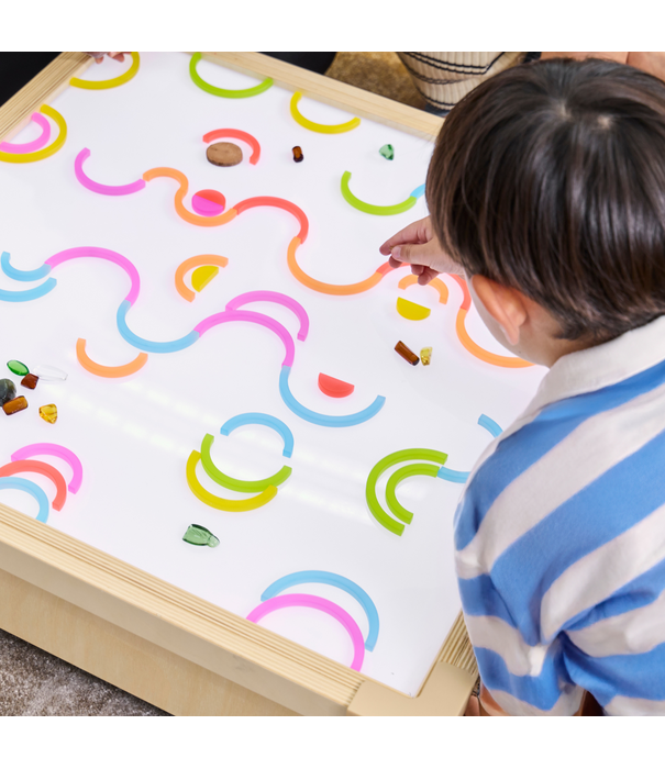 Guidecraft Guidecraft - Transparante Gekleurde Bogen (90-delig)