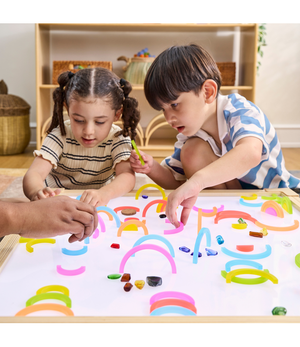 Guidecraft Guidecraft - Transparante Gekleurde Bogen (90-delig)