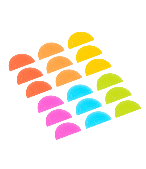 Guidecraft Guidecraft - Transparante Gekleurde Bogen (90-delig)