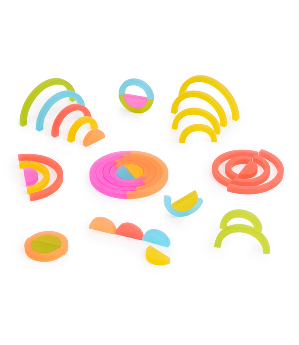 Guidecraft Guidecraft - Transparante Gekleurde Bogen (90-delig)