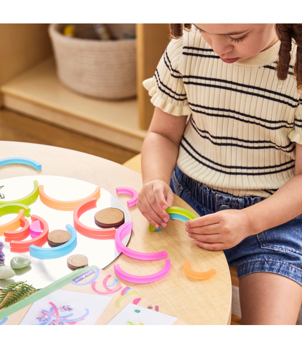 Guidecraft Guidecraft - Transparante Gekleurde Bogen (90-delig)