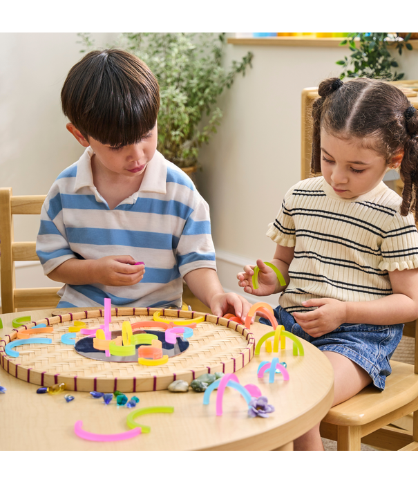 Guidecraft Guidecraft - Transparante Gekleurde Bogen (90-delig)