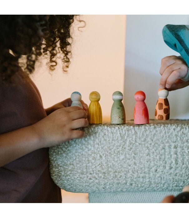 Grapat Grapat - Houten Nins - Animals (6-delig)