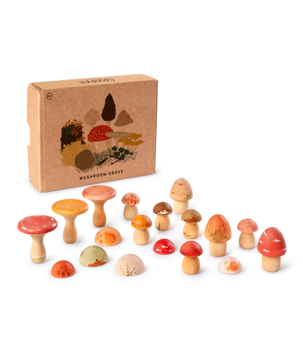 Grapat Grapat - Paddenstoelenbos (18-delig)